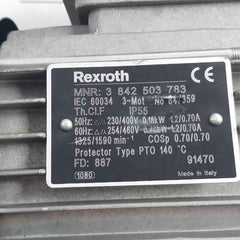 Rexroth 3 842 503 783 Three Phase Thermal Protection Motor 56-63 8Mm Ip55