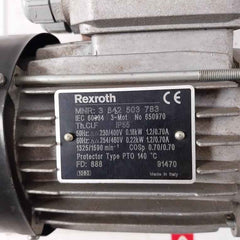 Rexroth 3 842 503 783 Three Phase Thermal Protection Motor Ip55 230/400V 0.18Kw