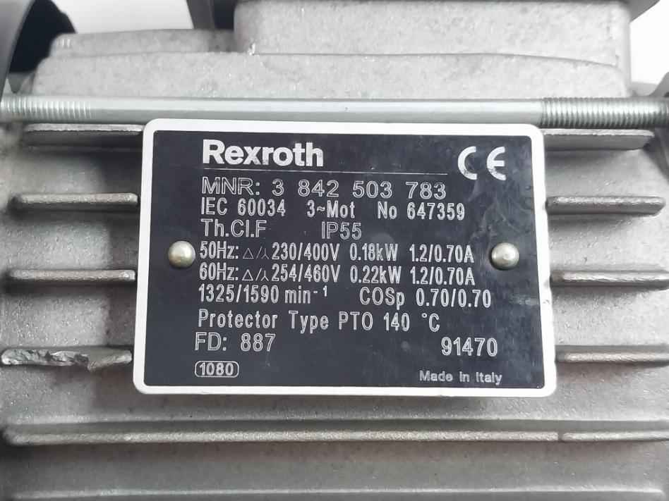 Rexroth 3 842 503 783 Three Phase Thermal Protection Motor Ip55 56-63