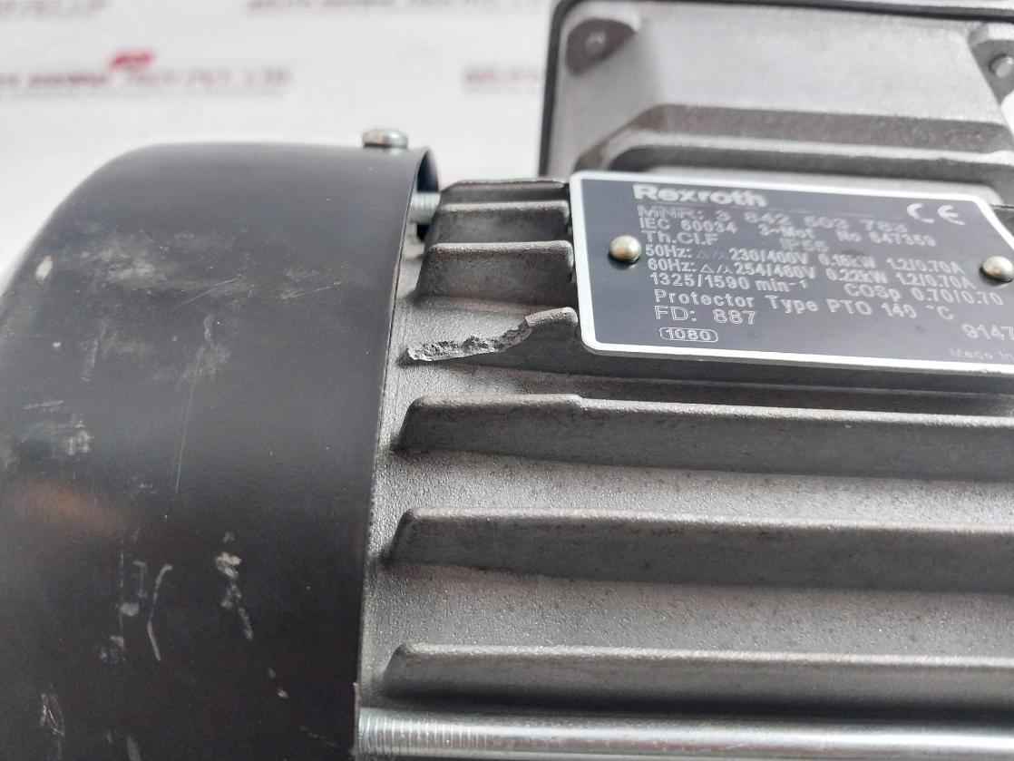 Rexroth 3 842 503 783 Three Phase Thermal Protection Motor Ip55 56-63