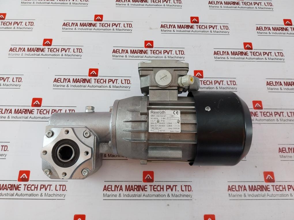 Rexroth 3 842 532 421 Motor With Gear Reducer Iec 60034