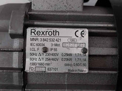 Rexroth 3 842 532 421 Three-phase Motor With Thermal Protection 230/400V 8Mm