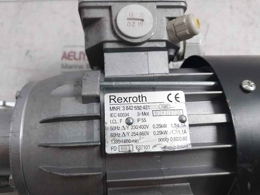 Rexroth 3 842 532 421 Three-phase Motor With Thermal Protection B08318706 Ip55