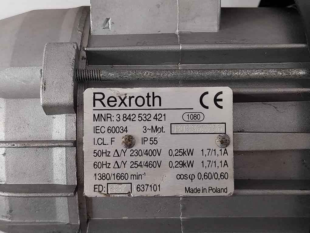 Rexroth 3 842 532 421 Three-phase Motor With Thermal Protection Ip55 50Hz 3-mot.