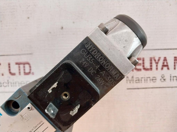Rexroth 4We 6 J53/Ag24Nz5 Directional Control Valve 24V Dc 26W Gu35-4-a 305