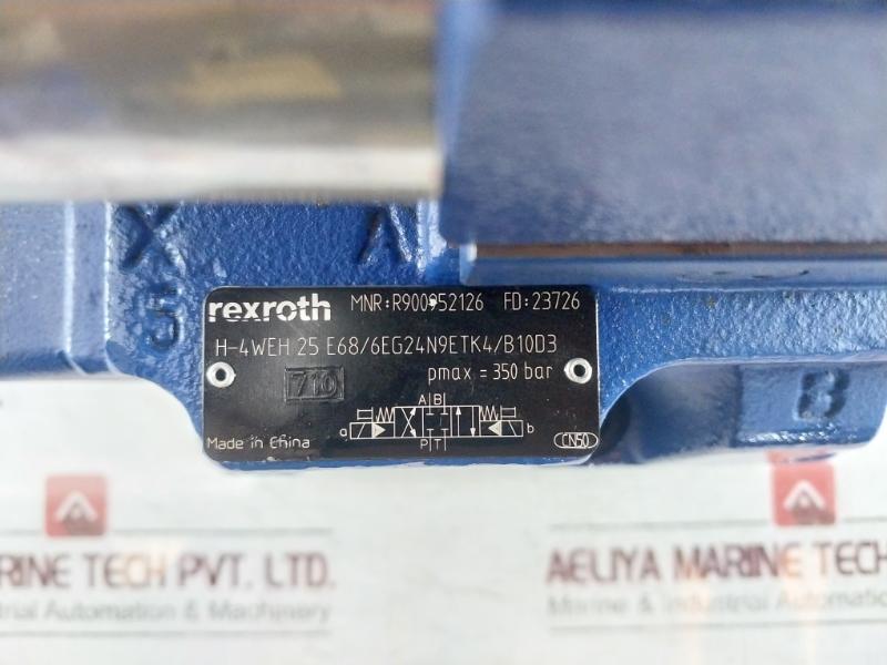 Rexroth 4We 6 J62/Eg24N9K4/B10 Directional Control Valve Pmax=350 Bar