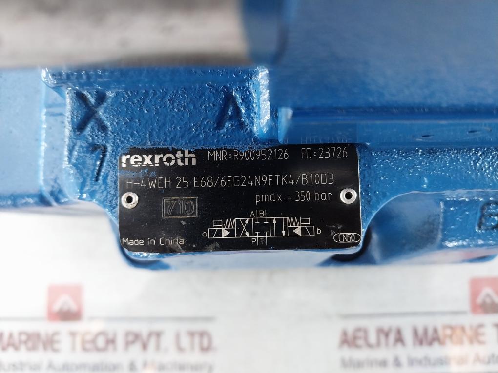 Rexroth 4We6J62/Eg24N9K4/B10 Directional Spool Valve 350 Bar