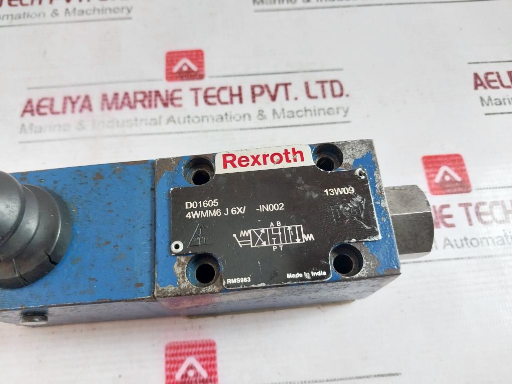 Rexroth 4Wmm6 J 6X/-in002 Directional Spool Valve D01605 Rms983
