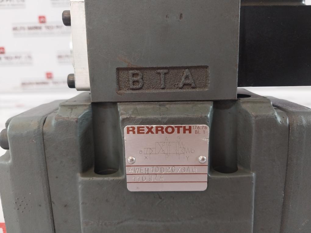 Rexroth 4weh10d20/6ag Directional Spool Valve 110v-dc