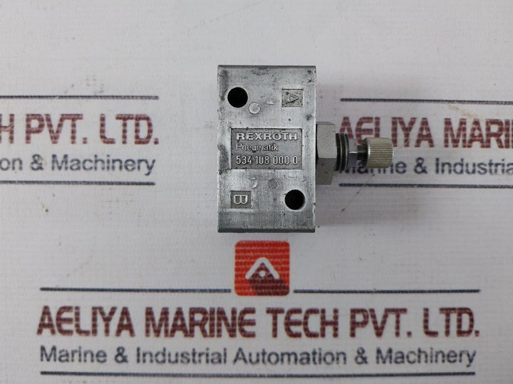 Rexroth 5341080000 Shrottle Non Return Valve