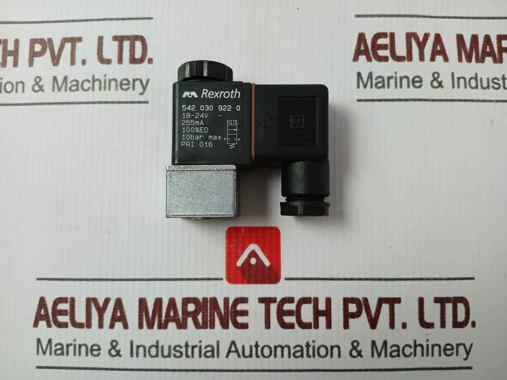 Rexroth 542 030 922 0 Pneumatic Solenoid Valve 18-24V 10Bar Max