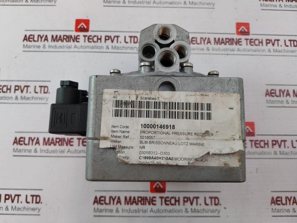 Rexroth 561 010 215 0 Pressure Control Valve 24V Dc