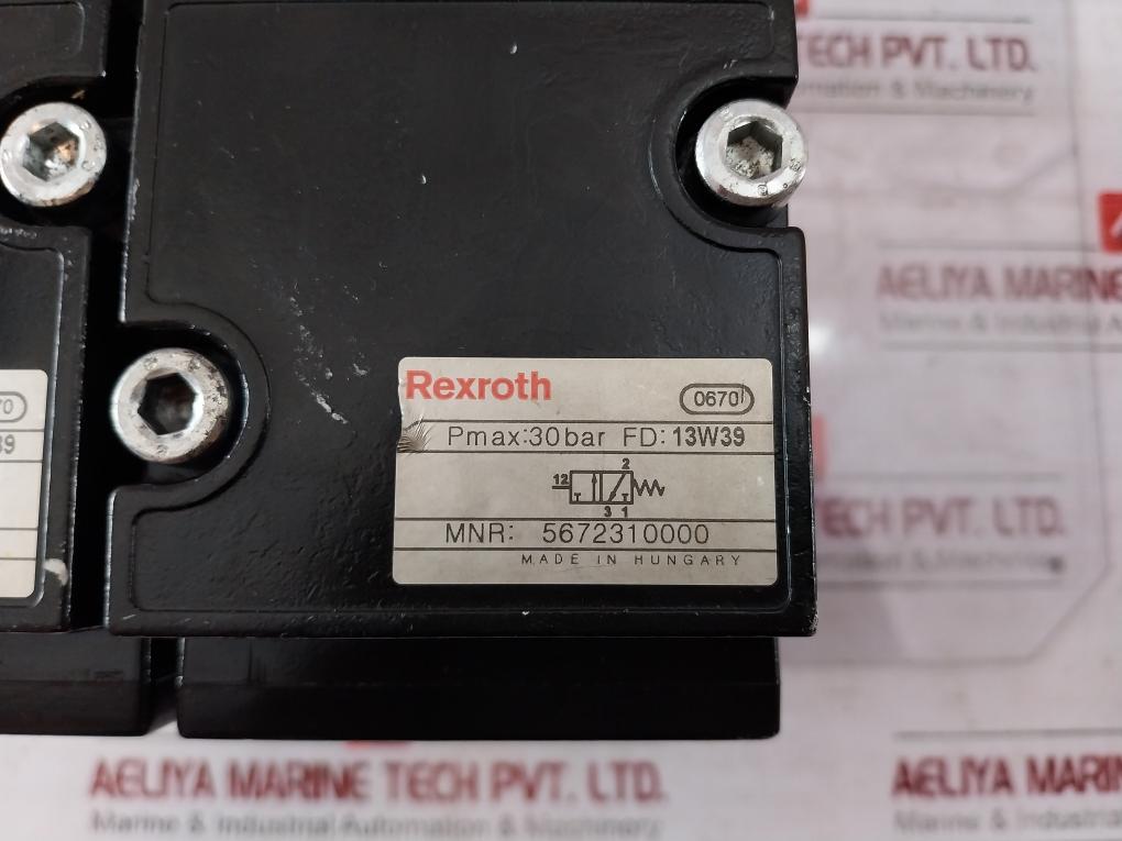 Rexroth 5672310000 Aventics Pneumatic Directional Valve 30 Bar 5684420000