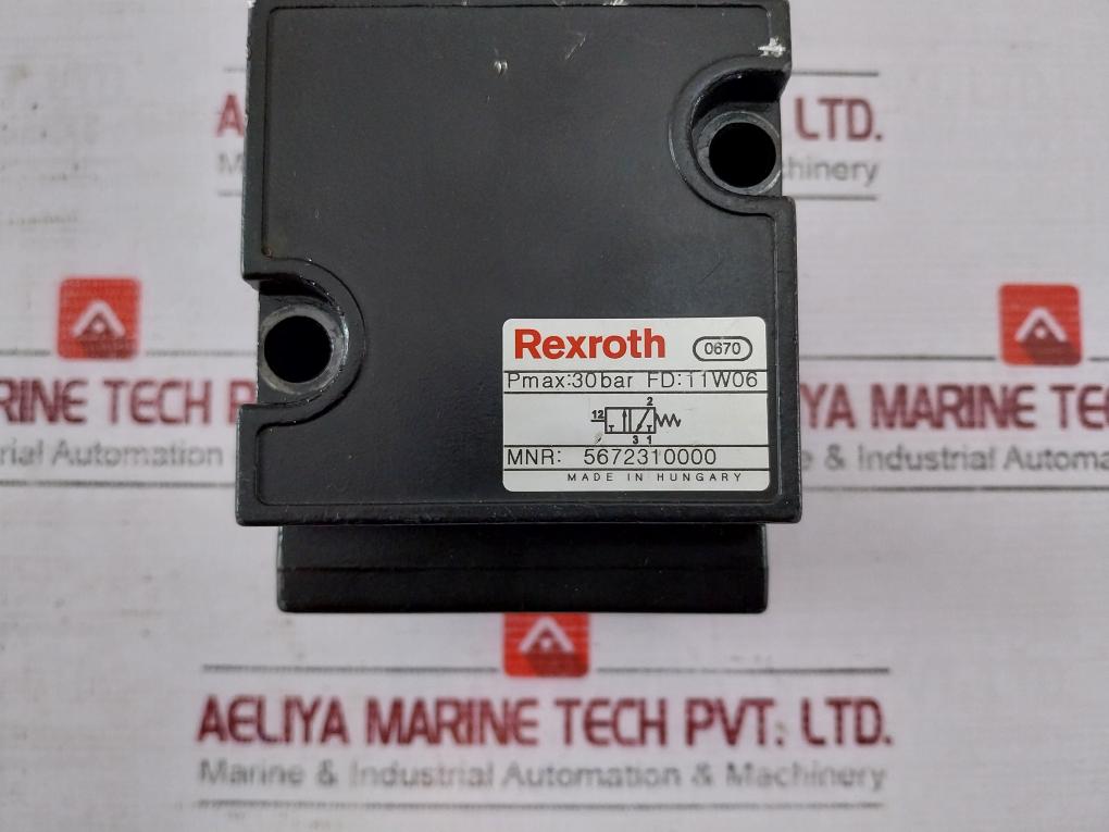 Rexroth 5672310000 Pneumatic Directional Valve 30 Bar 11w06