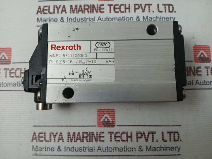 Rexroth 5711100300 Piloted Air Control Valve 2-10 Bar 95-16/P