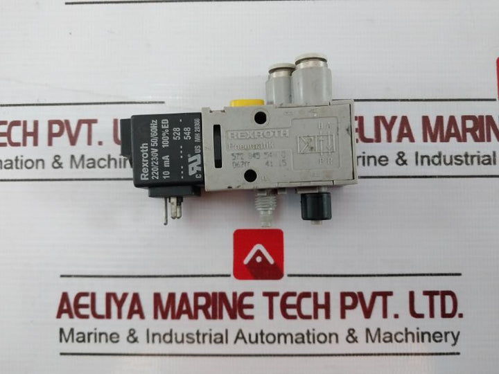 Rexroth 572 945 548 0 Pneumatic Valve 220/230V 50/60 Hz 10Ma