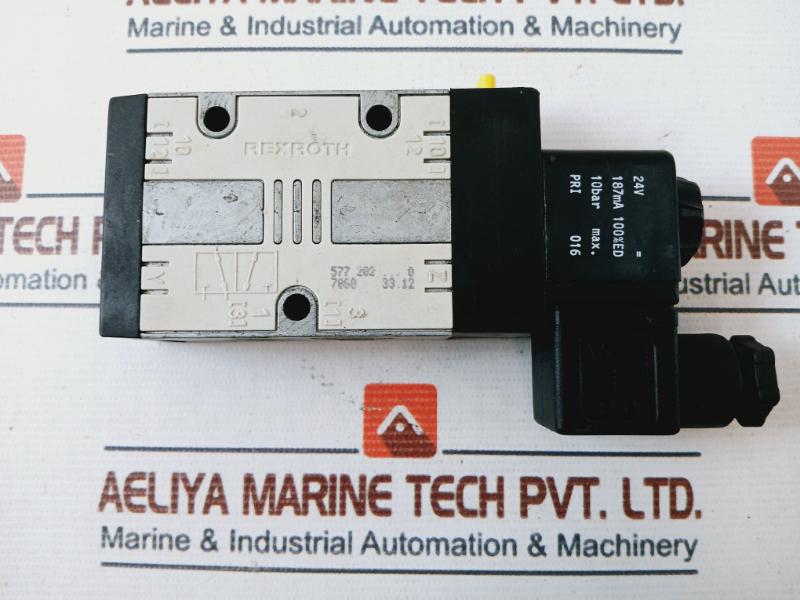 Rexroth 577 202…0 Pneumatic Solenoid Valve 24V 10Bar Max