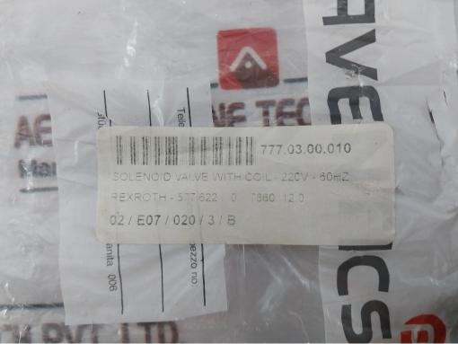 Rexroth Aventics Cd07 Solenoid Valve 230v 60hz 4.9va