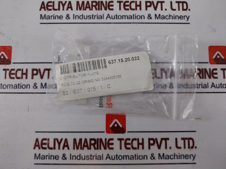Rexroth Bosch 1 825 503 099 Distributor Plate