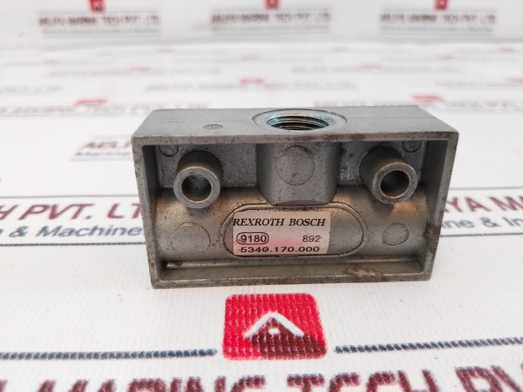 Rexroth Bosch 5340.170.000 Block Pneumatic Shuttle Valve