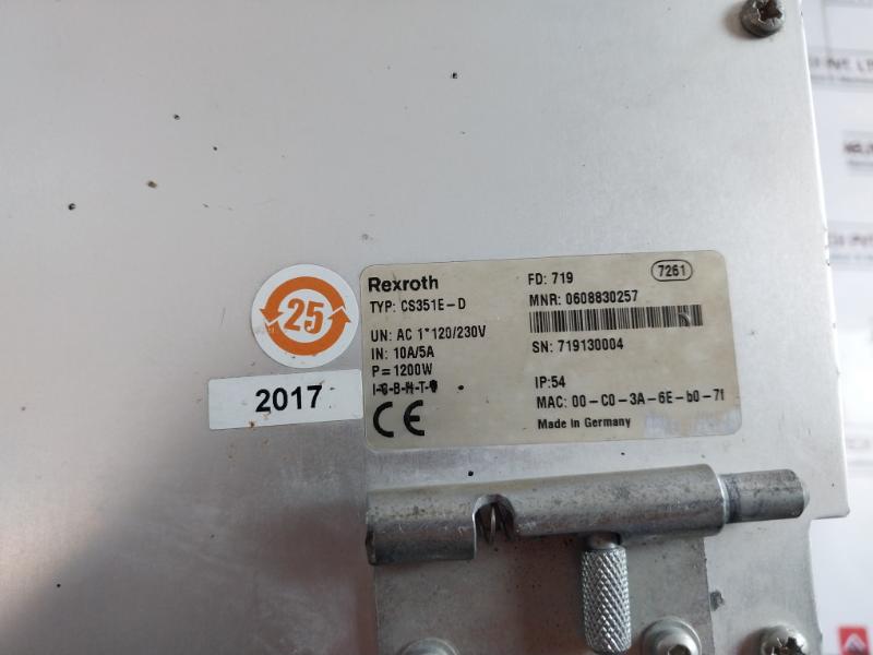 Rexroth Cs351E-d Single Controller 10A/5A 1*120/230V