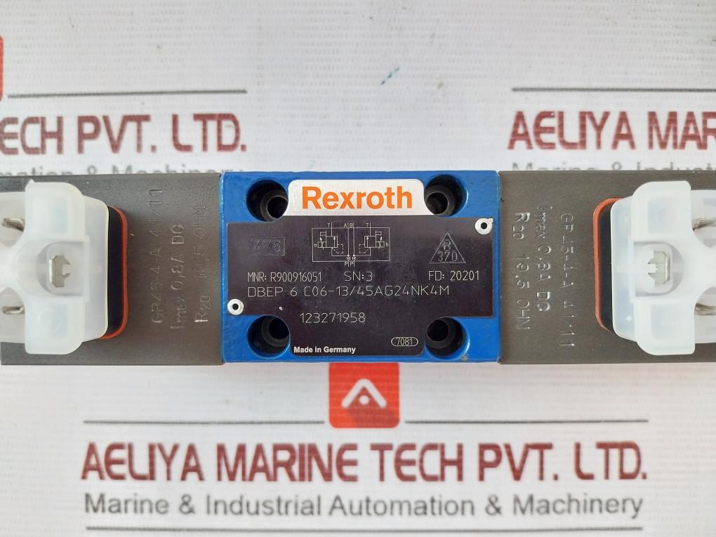 Rexroth Dbep 6 C06-13/45Ag24Nk4M Hydraulic Proportional Valve 29091962806