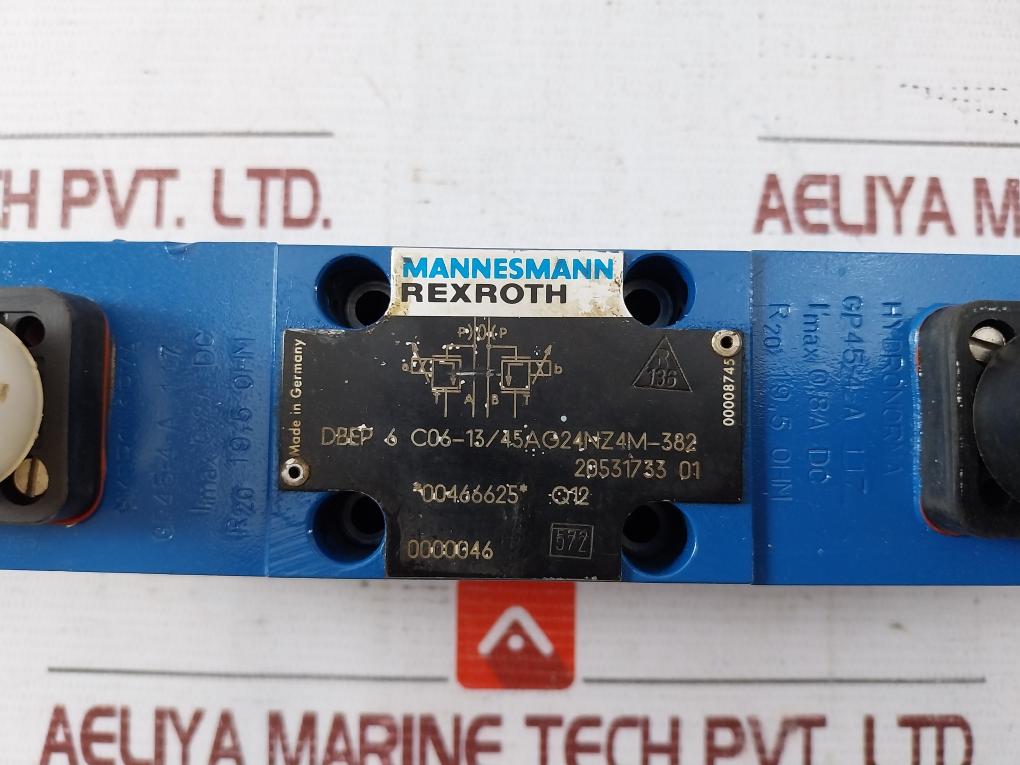 Rexroth Dbep 6 C06-13/45Ag24Nz4M-382 Hydraulic Proportional Valve Gp45-4-a 117