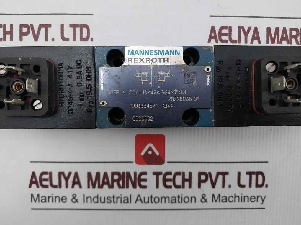 Rexroth Dbep 6 C06-13/45Ag24Nz4M Hydraulic Solenoid Directional Control Valve