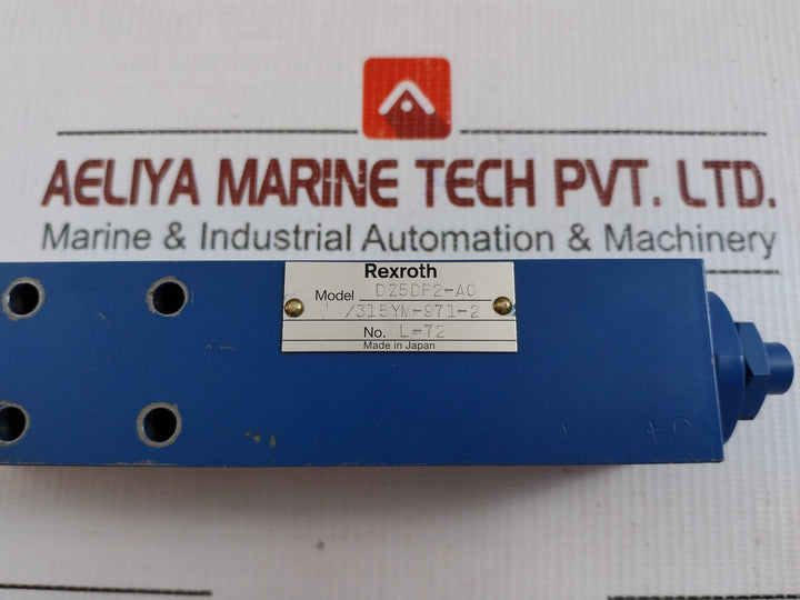 Rexroth Dz5Dp2-a0/315Ym-971-2 Hydraulic Solenoid Valve L-72