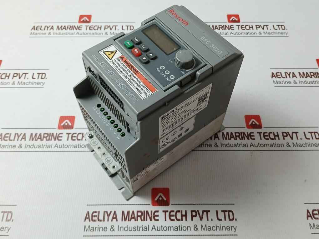 Rexroth Efc3610-0K75-3P4-mda-7P-nnnnn-nnnn Frequency Converter 2.6A 50/60Hz