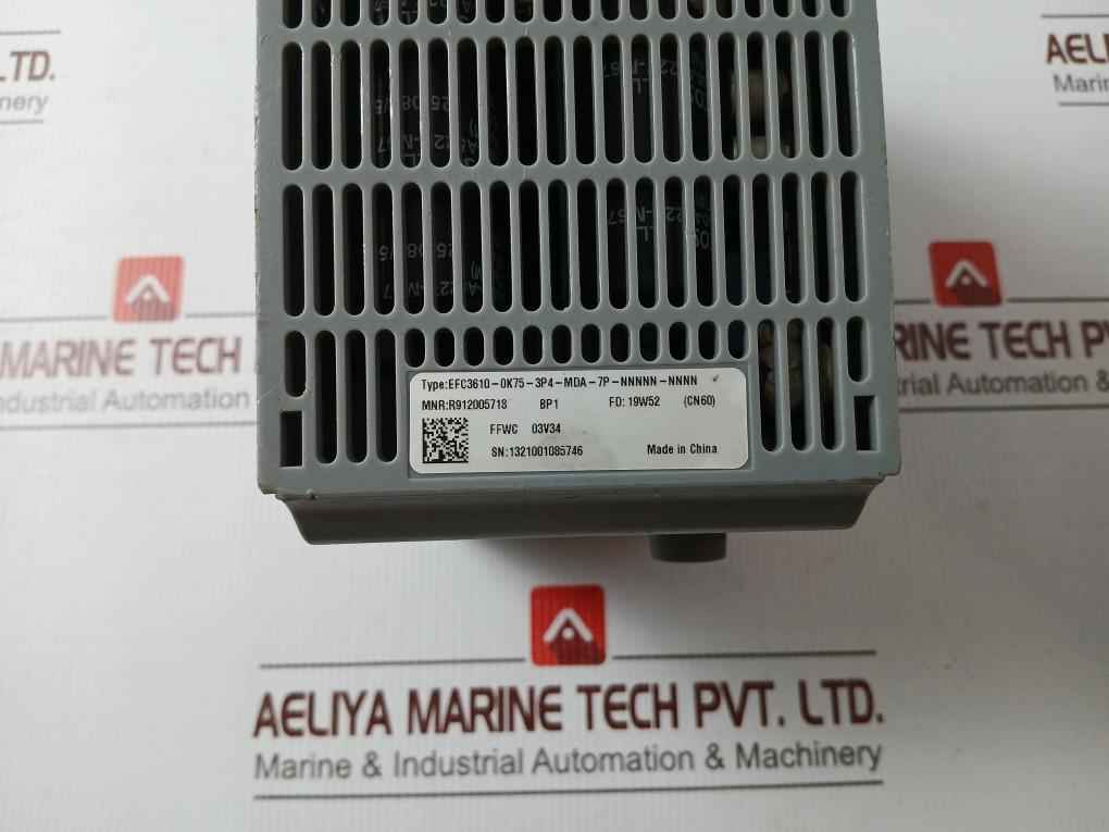 Rexroth Efc3610-0K75-3P4-mda-7P-nnnnn-nnnn Frequency Converter 2.6A 50/60Hz