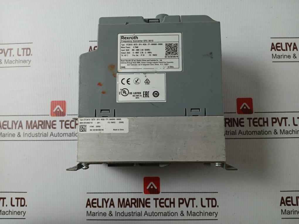 Rexroth Efc3610-0K75-3P4-mda-7P-nnnnn-nnnn Frequency Converter 2.6A 50/60Hz