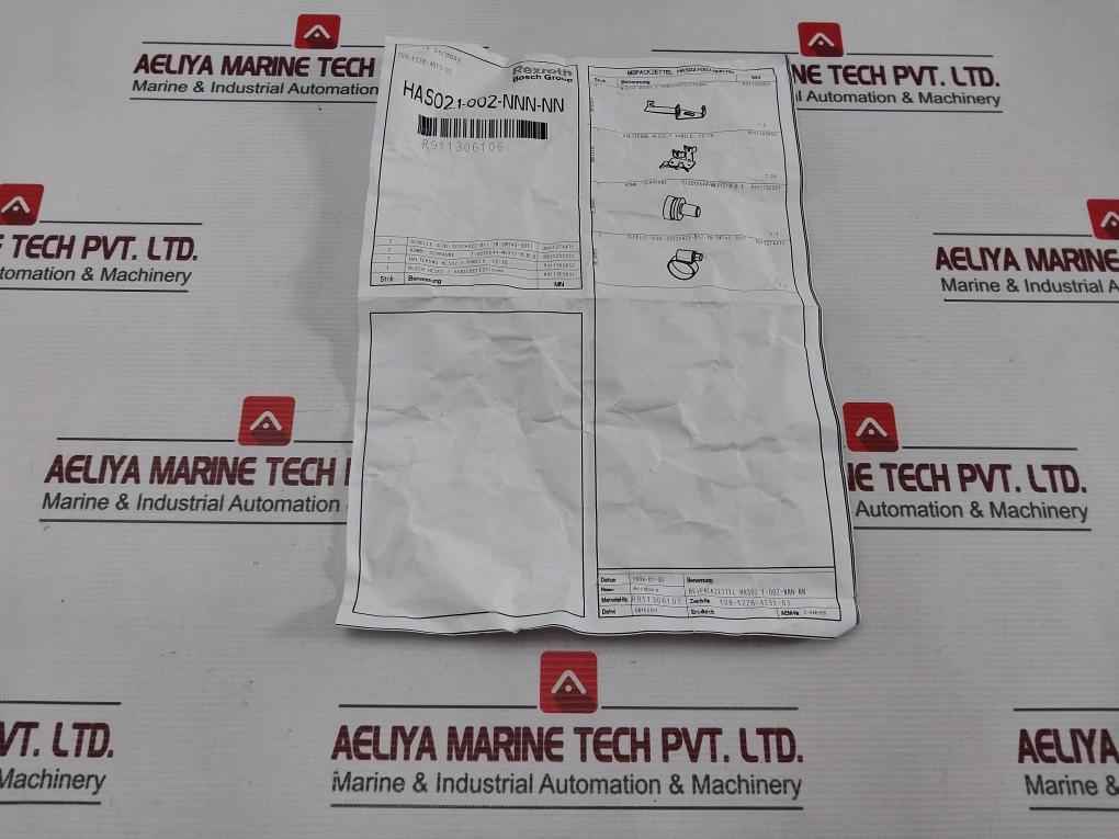 Rexroth Has02.1-002-nnn-nn Drive Connection Plate Cable Support Set