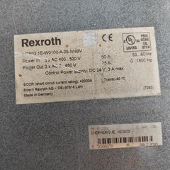 Rexroth Hcs03.1E-w0100-a-05-nnbv Indradrive Hcs03 Servo Drive 40?C 42000A