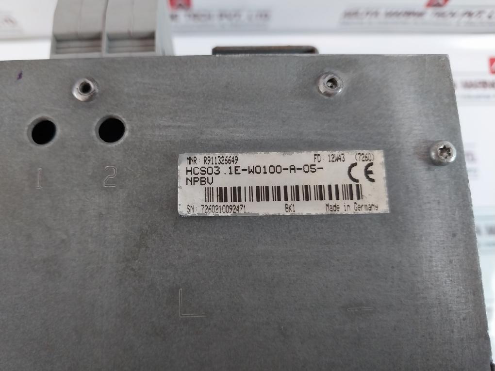 Rexroth Hcs03.1e-w0100-a-05-npbv Indradrive Hcs03 Basic Drive 42000a