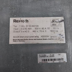Rexroth Hcs03.1e-w0100 Indradrive C Servo Drive 40?c 50/60hz