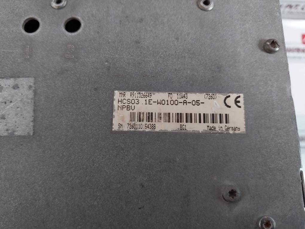 Rexroth Hcs03.1e-w0100 Indradrive Hcs03 Servo Drive 42000a