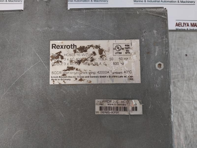 Rexroth Hcs03.1e-w0150 Servo Drive Controller 50/60hz