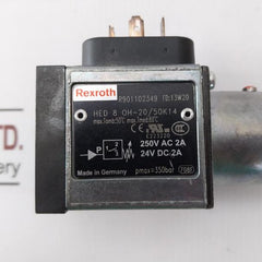 Rexroth Hed 8 Oh-20/50K14 Pressure Switch R901102349 R901089294 250Vac 2A 350Bar