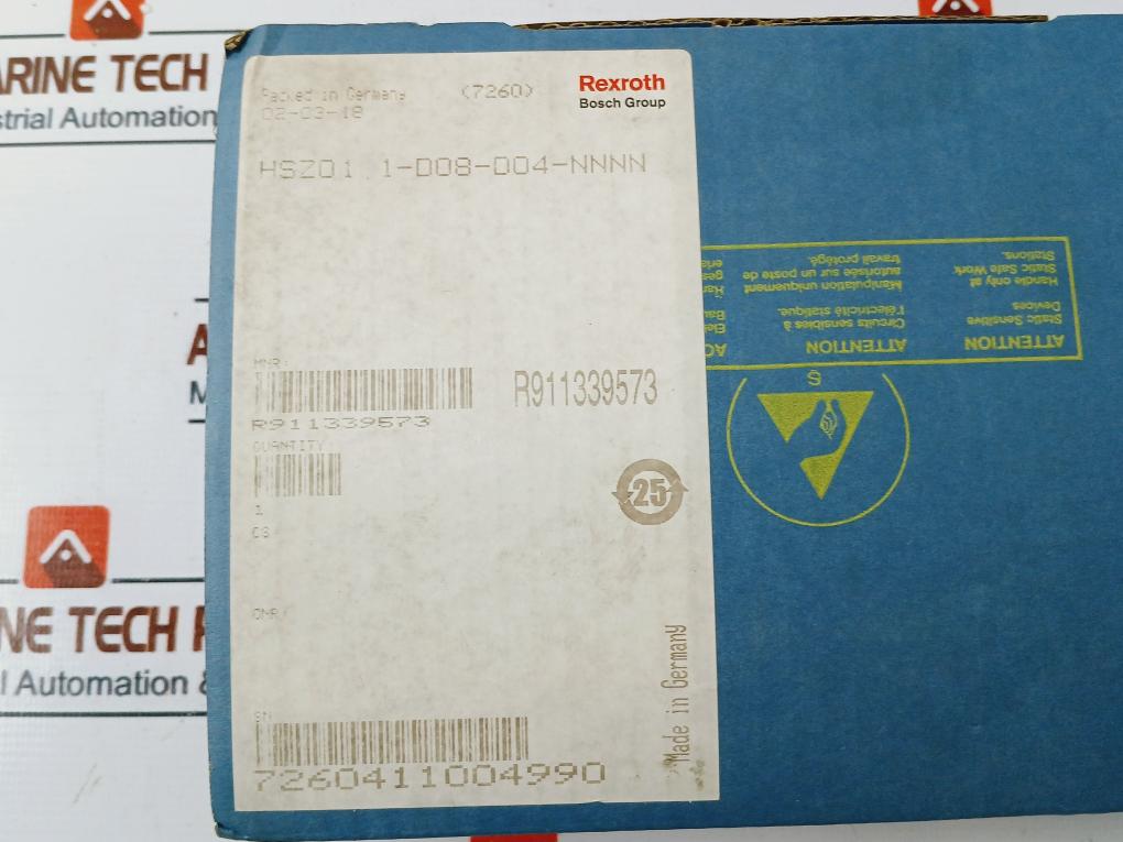 Rexroth Hsz01.1-d08-d04-nnnn Control Power Supply Dc 24V 3.4A