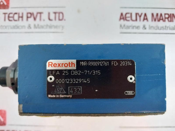 Rexroth Lfa 25 Db2-71/315 Cartridge Valve R900912761