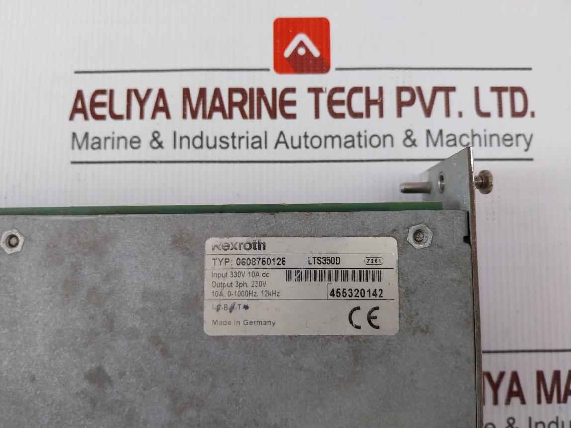 Rexroth Lts350D Servo Amplifier 330V 10A Dc R911172925 Ver.7.0