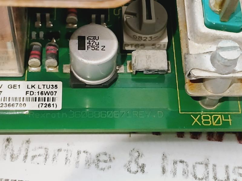 Rexroth Ltu350 3-phase Servo Amplifier Module Rev D 0 608 750 108 Ver 4.0