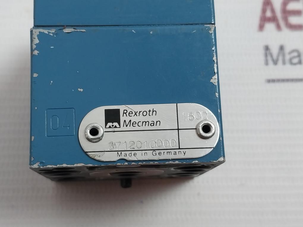 Rexroth Mecman 3712010000 Pressure Control Valve