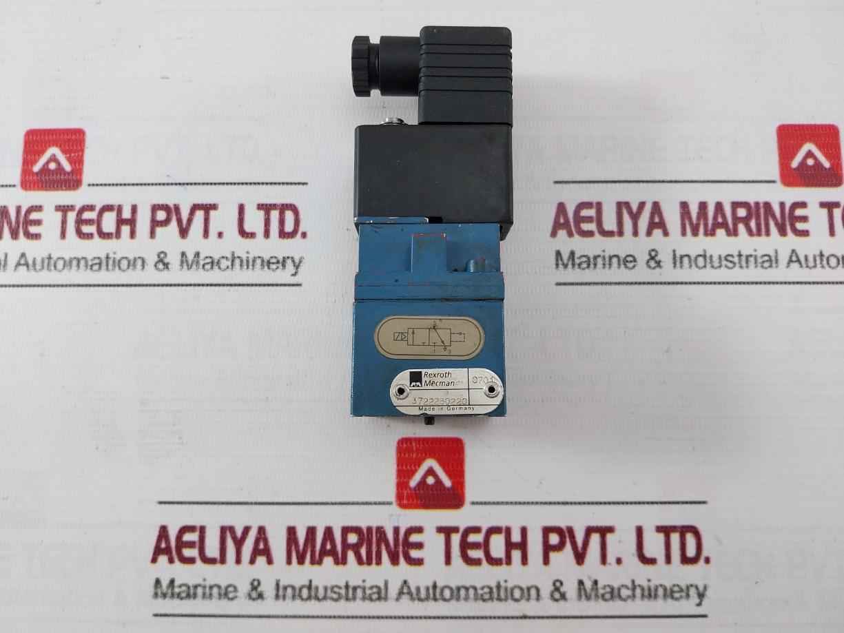 Rexroth Mecman 3722250220 Pneumatic Directional Valve 24V 10Bar Max