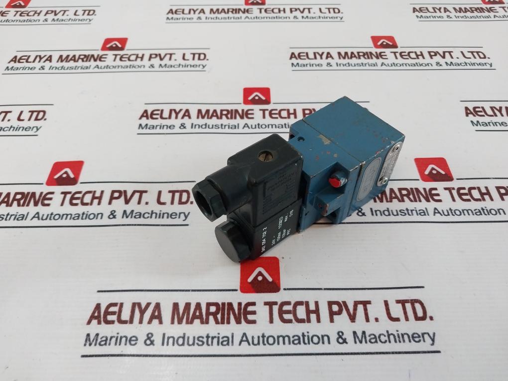 Rexroth Mecman 3722250220 Pneumatic Valve W/ 342 054 702 2 Coil