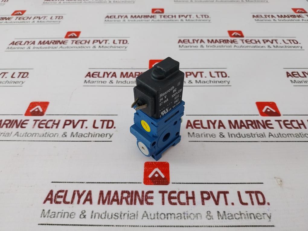 Rexroth Mh 20366 Solenoid Valve Coil, 24v Dc, 67ma, 100%ed