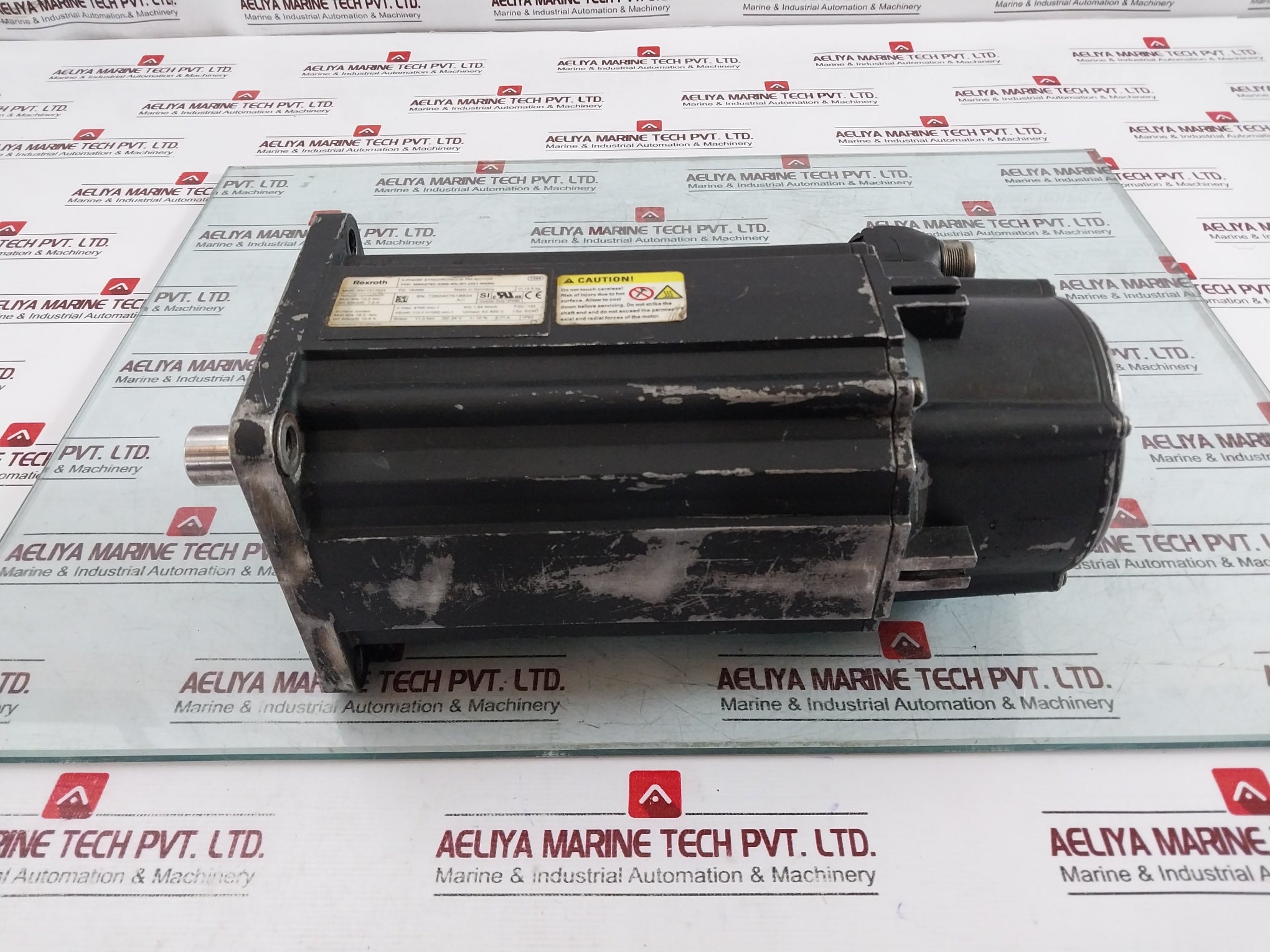 Rexroth Msk076C-0300-nn-m1-ug1-nnnn 3 Phase Synchronous P-m Servo Motor Ac 600V