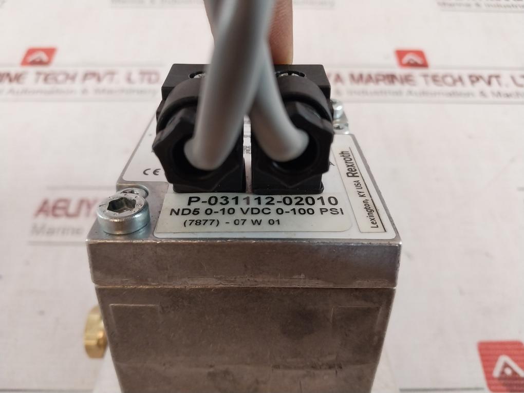 Rexroth P-031112-02010 Pneumatic Pressure Control Valve 06W49 7291 4406-98