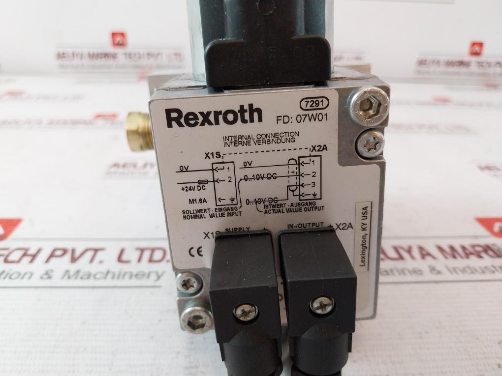 Rexroth P31112-02010 Pressure Regulator 0-10 Vdc 0-100Psi 24V Dc